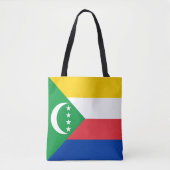 Tote Bag Drapeau des Comores (Devant)