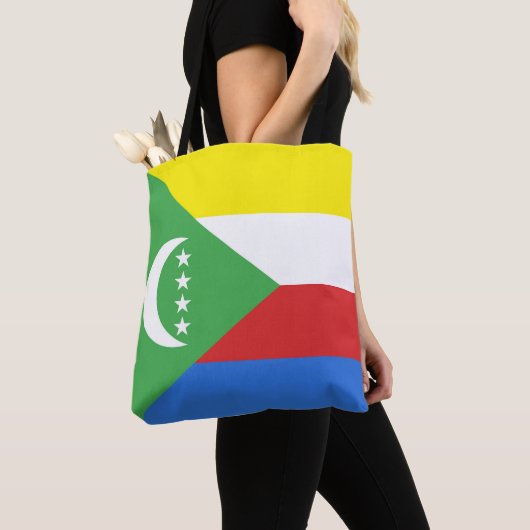 Tote Bag Drapeau des Comores (De près)