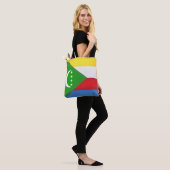 Tote Bag Drapeau des Comores cool (Sur le modèle)