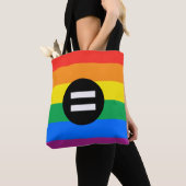 Tote Bag Drapeau des droits gays (De près)