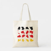Tote Bag Drapeau des États allemands (Dos)