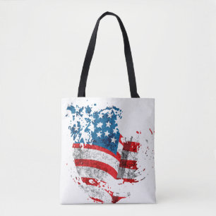 Tote Bag drapeau des États-Unis