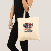 Tote Bag Drapeau des États-Unis. Amérique (Devant (produit))