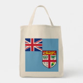 Tote Bag Drapeau des Fidji (Dos)
