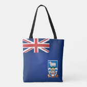 Tote Bag Drapeau des îles Falkland cool (Dos)