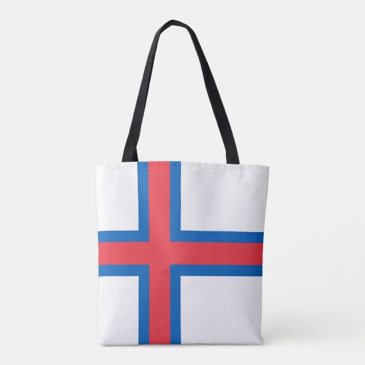 Tote Bag Drapeau des îles Féroé (Dos)