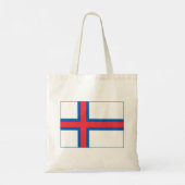 Tote Bag Drapeau des îles Féroé (Dos)