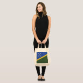 Tote Bag Drapeau des Îles Salomon (Devant (modèle))