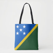 Tote Bag Drapeau des Îles Salomon (Devant)