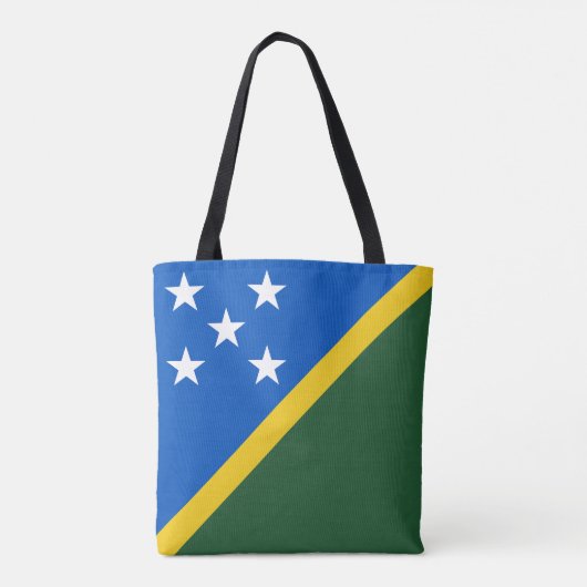 Tote Bag Drapeau des Îles Salomon (Dos)