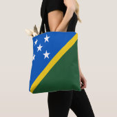 Tote Bag Drapeau des Îles Salomon (De près)