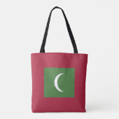 Tote Bag Drapeau des Maldives (Dos)