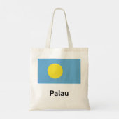 Tote Bag Drapeau des Palaos (Dos)