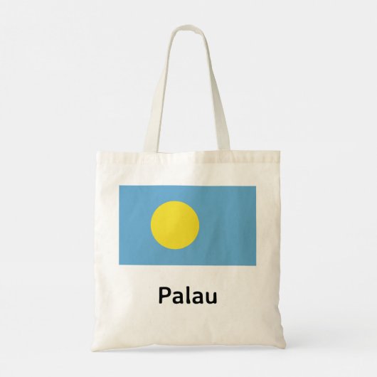 Tote Bag Drapeau des Palaos (Dos)