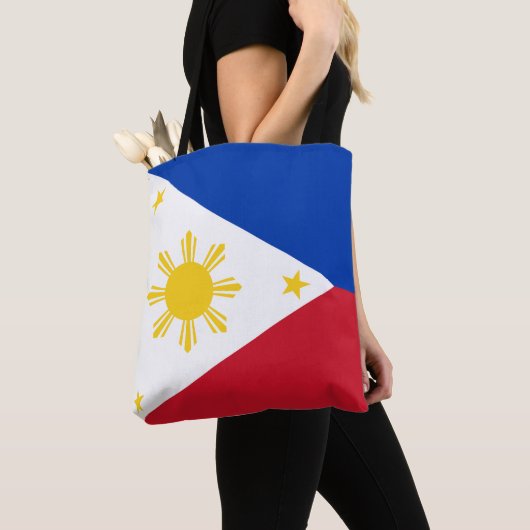 Tote Bag Drapeau des Philippines (De près)