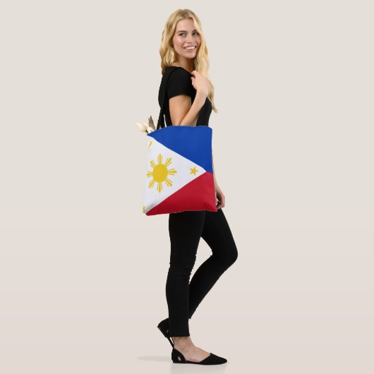 Tote Bag Drapeau des Philippines (Sur le modèle)
