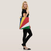 Tote Bag Drapeau des Seychelles (Sur le modèle)