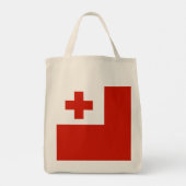 Tote Bag Drapeau des Tonga (Dos)