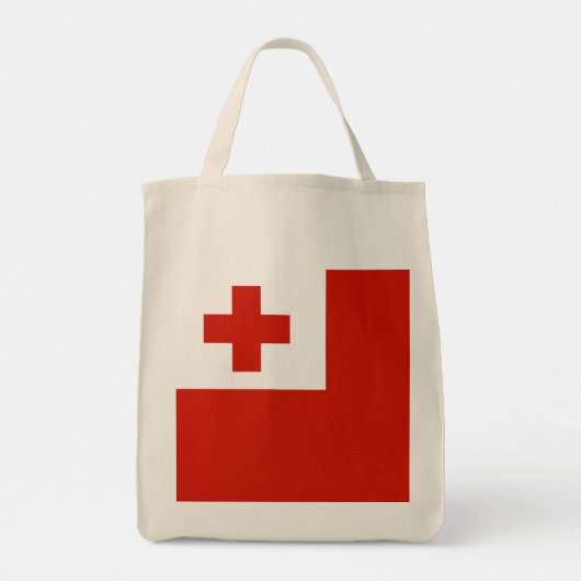 Tote Bag Drapeau des Tonga (Dos)