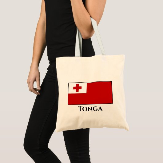 Tote Bag Drapeau des Tonga (Devant (produit))