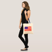 Tote Bag Drapeau des USA (Devant (modèle))