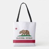 Tote Bag Drapeau d'État de la République de Californie (Dos)