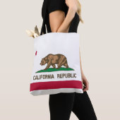 Tote Bag Drapeau d'État de la République de Californie (De près)