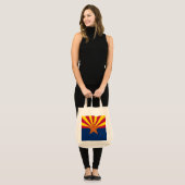 Tote Bag Drapeau d'État de l'Arizona (Devant (modèle))