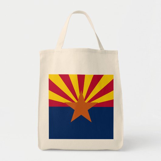 Tote Bag Drapeau d'État de l'Arizona (Devant)