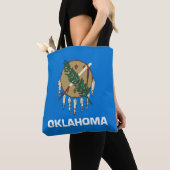 Tote Bag Drapeau d'État de l'Oklahoma (De près)