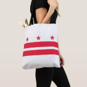 Tote Bag Drapeau d'État de Washington DC (De près)