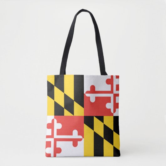 Tote Bag Drapeau d'état du Maryland (Devant)