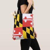 Tote Bag Drapeau d'état du Maryland (De près)