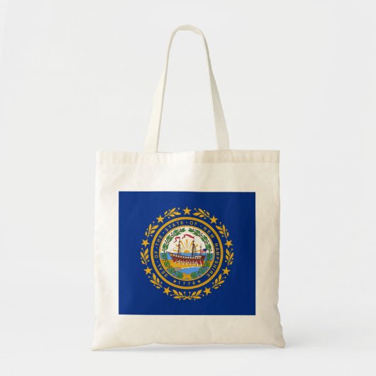 Tote Bag Drapeau d'Etat du New Hampshire (Devant)