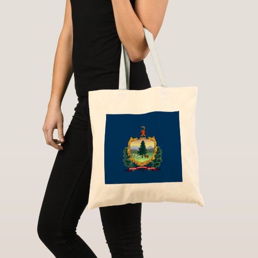 Tote Bag Drapeau d'État du Vermont (Devant (produit))