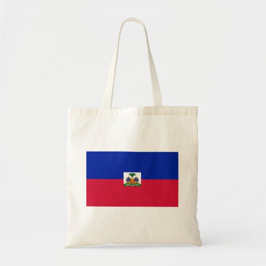 Tote Bag Drapeau d'Haïti (Devant)