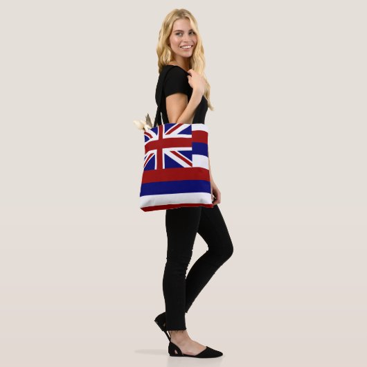 Tote Bag Drapeau d'Hawaï (Sur le modèle)
