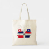 Tote Bag Drapeau Dimelo Ke Lo Ke République dominicaine 711 (Dos)