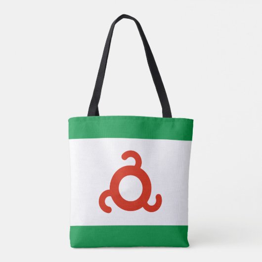 Tote Bag Drapeau d'Ingoushetie (Dos)