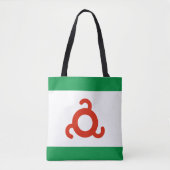 Tote Bag Drapeau d'Ingushetie (Devant)