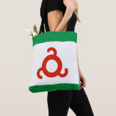 Tote Bag Drapeau d'Ingushetie (De près)