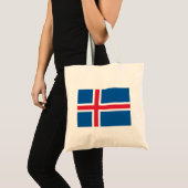 Tote Bag Drapeau d'Islande (Devant (produit))