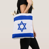 Tote Bag Drapeau d'Israël (De près)