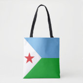 Tote Bag Drapeau Djibouti (Devant)