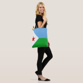 Tote Bag Drapeau Djibouti (Sur le modèle)
