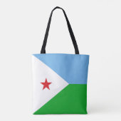 Tote Bag Drapeau Djibouti (Dos)