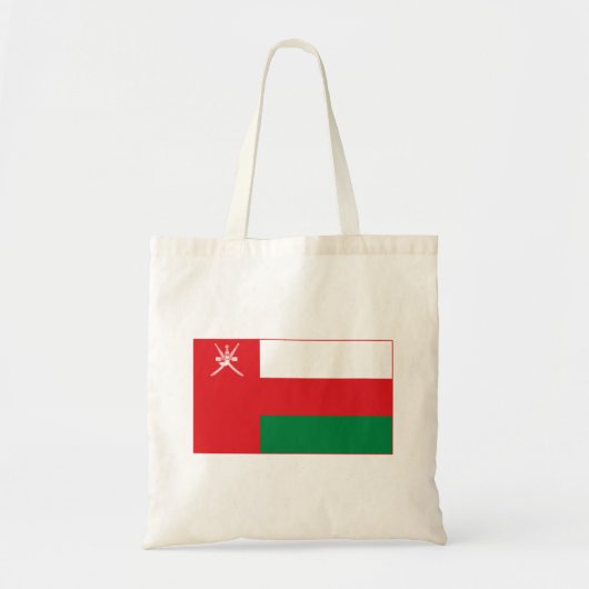 Tote Bag Drapeau d'Oman (Devant)