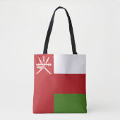 Tote Bag Drapeau d'Oman (Devant)