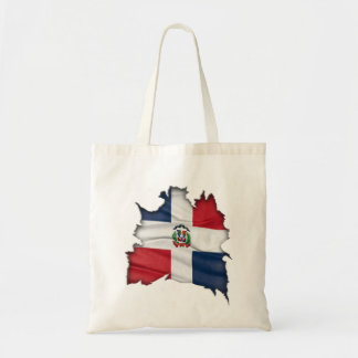 Tote Bag Drapeau dominicain en dessous