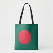 Tote Bag Drapeau du Bangladesh patriotique (Devant)